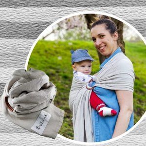 Designer Lightweight Baby Ring Sling Carrier